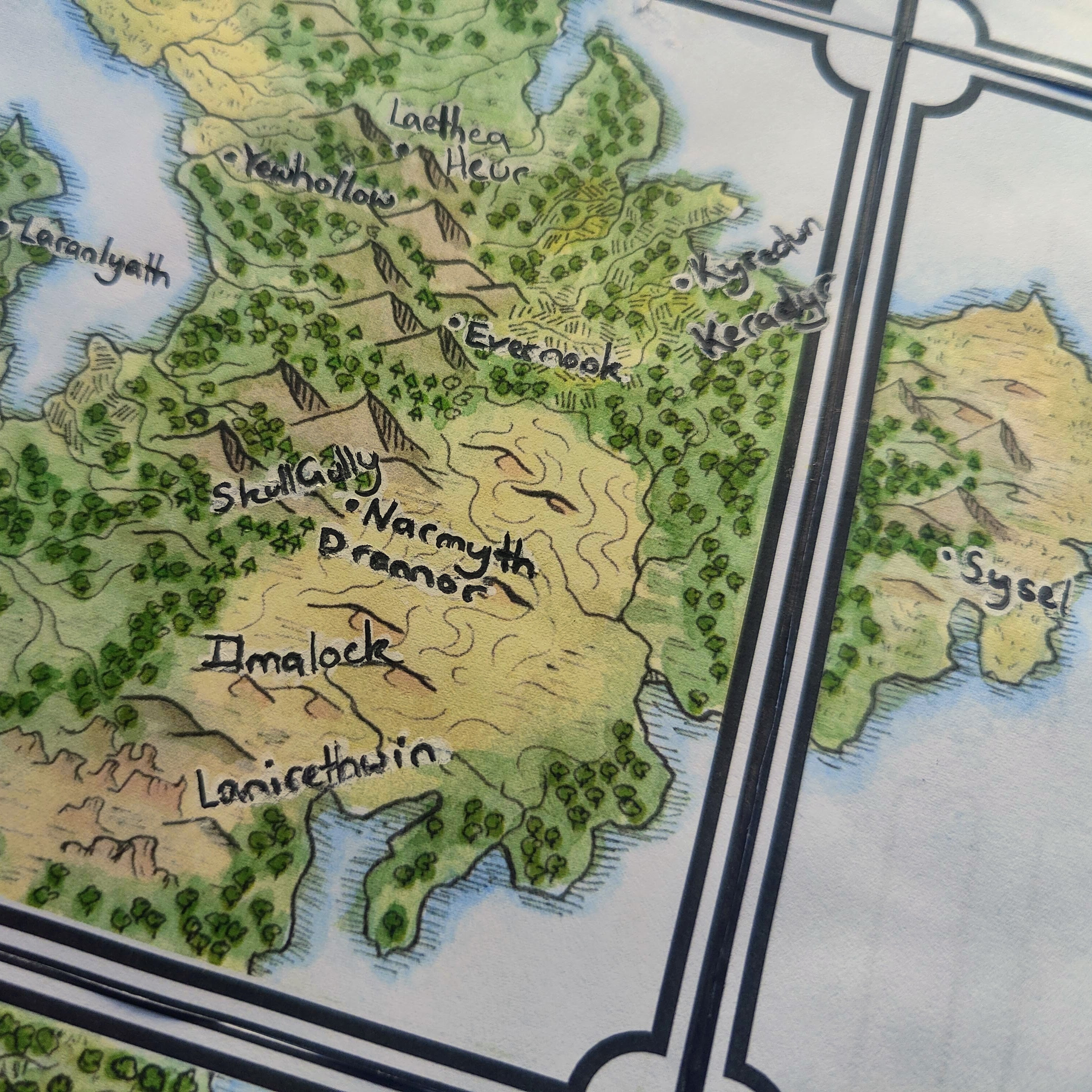 Tips on Fantasy Mapmaking: Marking Up Your Fantasy Map | dndalley