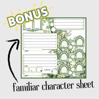 Load image into Gallery viewer, DnD Wizard Character Sheet
