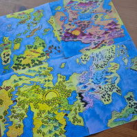 Load image into Gallery viewer, Feywild Realm Map | 4 Tessellated Colour Map Pieces

