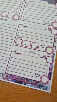 Load image into Gallery viewer, Rogue DnD Character Sheet
