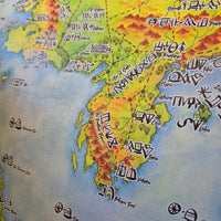 Load image into Gallery viewer, close up of the Valyrian peninsula with glyphs
