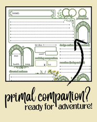 Load image into Gallery viewer, DnD Ranger Character Sheet
