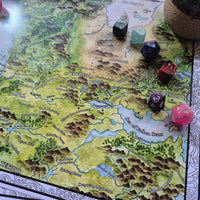Load image into Gallery viewer, Map of the Sword Coast | DnD Map | Game Master Tools | Faerûn
