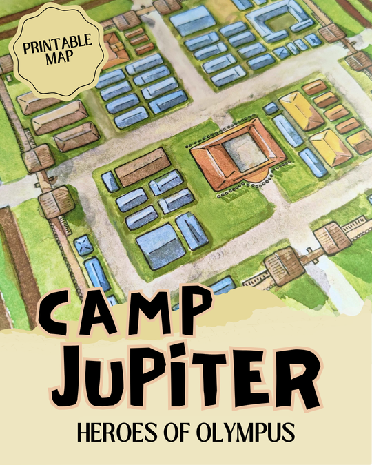 Camp Jupiter Map Poster