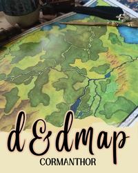 Load image into Gallery viewer, Map of Cormanthor | Dungeons &amp; Dragons Map  | GM Tools | Faerûn
