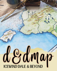 Load image into Gallery viewer, Map of Icewind Dale &amp; Beyond | North Faerûn

